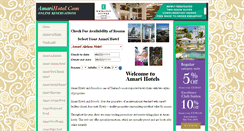 Desktop Screenshot of amarihotel.com